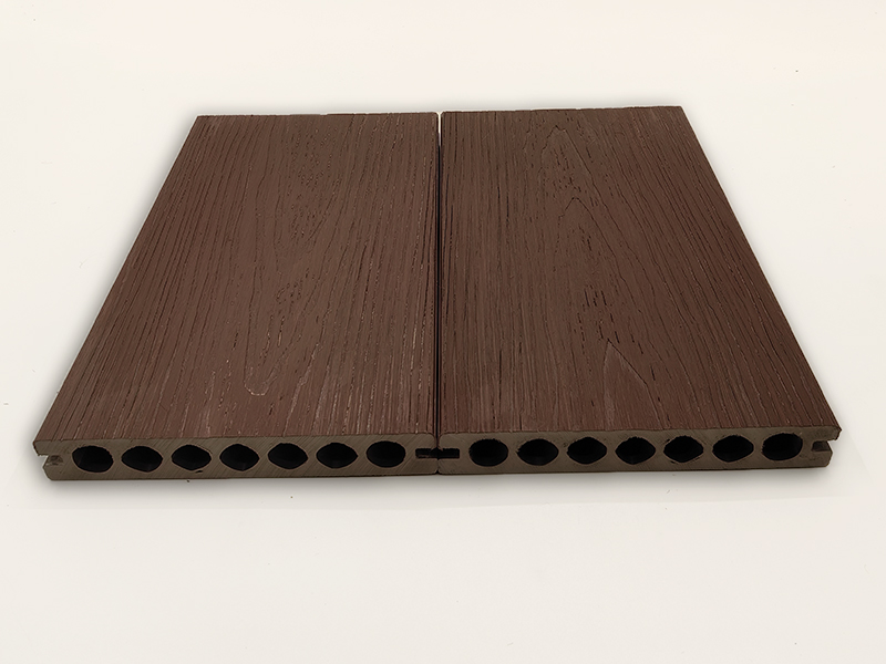 戶外塑木地板-園林棧道廣場庭院露臺(tái)地板